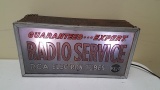 1950s Light Up RCA Service Sign
