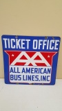 Porcelain American Bussiness Lines Ticket Lines