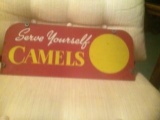 1950's Camels Cigarette Price Sign