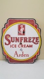 1950's Sunfreze Ice Cream sign