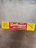 1950s Dr. Pepper Tin Tacker Sign