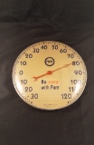1960s Pure Oil Disc Thermometer