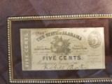 Confederate 5 Cent Note