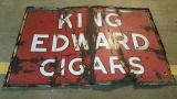 1940's Porcelain King Edwards Cigar Sign