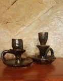 2 Marie Roger Candle Holders