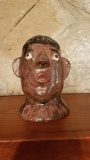 Obama Bust Folk Pottery