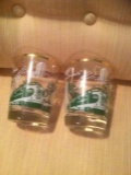 Two 1950's Southern Rail Road Glasses