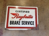 1950's Raybestos Brakes Service Flange Sign D/S