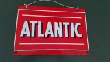 1940-50s Porcelain Atlantic Pump Plate