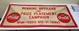 1961 Coca-Cola Wool Banner