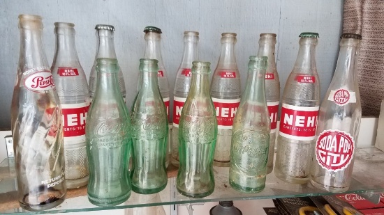 Vintage Soda Bottle Lot