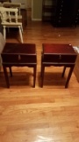 2 Hinged Box End Tables