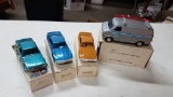 4 NOS 1970s Dealership Models