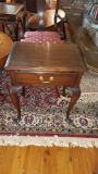 Two Mahogany End Tables