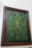 Antique Keys Framed