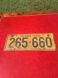 1928 Penn. Car Tag