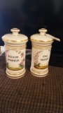Pair of Antique French Apoth. Jars