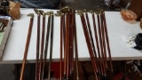 Lot of Brass Animal Head Canes
