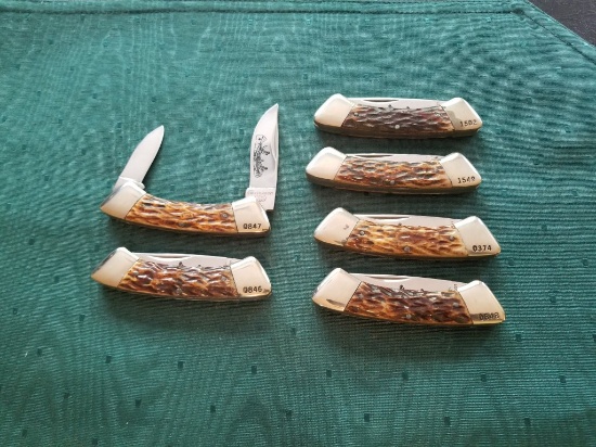 Parker Frost Canoe Lot 6 Knifes