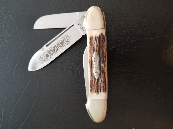 NKC&DA Stag Folding Knife