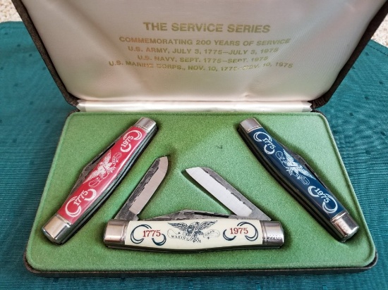 The Service Years Three Knife Set 1975