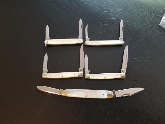 1970's Case XX Mother of Pearl Knife Lot