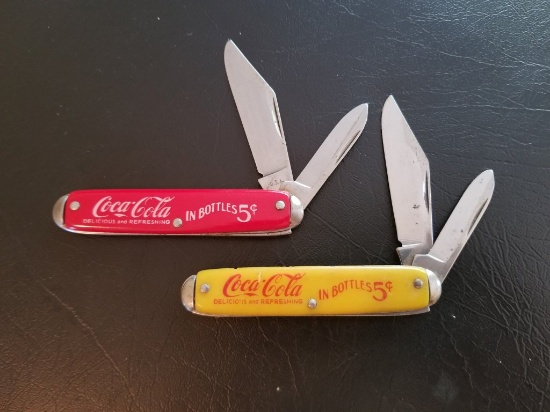 Coca Cola Folding knifes 1930's Lot