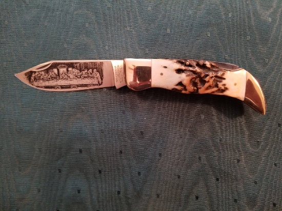 Parker Big Lou Stag Knife 1980