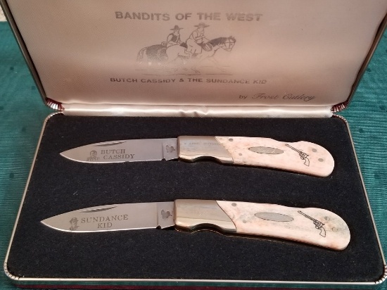 Frost Cutlery Bandits of The West Knife Set Mint