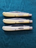 Three Case XX Slimline Trappers Lot