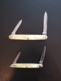 Case Mother Of Peral Knife Lot Pre 1920