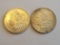 Lot of Two Morgan Dollar Lot BU