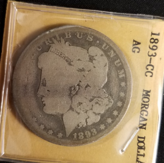 1893 Carson City Morgan Dollar