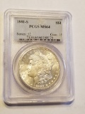 1881 S Morgan Dollar MS64