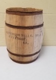 Jefferson Mills Wood Barrel