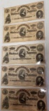 1864 Uncirculated Confederate $100 Bills