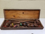 Late 1800s Croquet Set