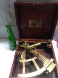 Antique Brass Sexton in Case