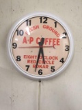 1960's A&P Coffee Clock