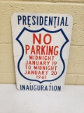 1961 Inauguration Sign