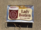 Lady Bordon's Ice Cream Light Up Sign