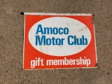 Amoco Motor Club Sign