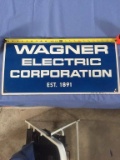 Porcelain Wagner Electric Sign