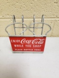 1950's Coca Cola Shopping Cart Bottle Holder