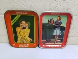 2 Coca Cola Trays