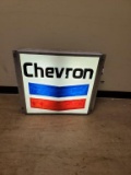 Vintage Chevron Light Up Sign