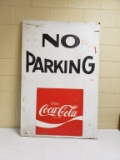 Vintage Coca Cola NO PARKING Sign