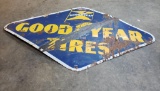 1938 Goodyear Porcelain Sign