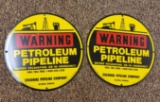 2- Warning Pipe Line Signs