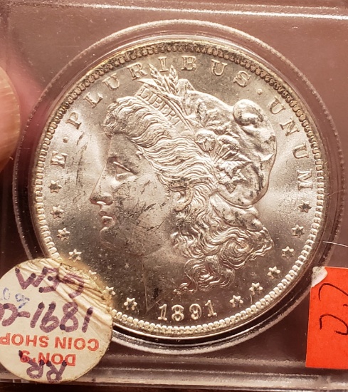 1891 Carson City Morgan Dollar MS++